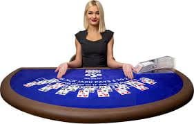 Habanero blackjack table with betting panel visible